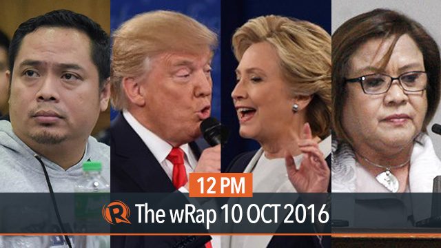 Jaybee Sebastian, Leila de Lima, Clinton-Trump debate | 12PM wRap