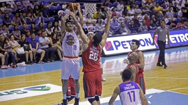Size advantage of Slaughter, Ginebra was too much for TNT in semis opener