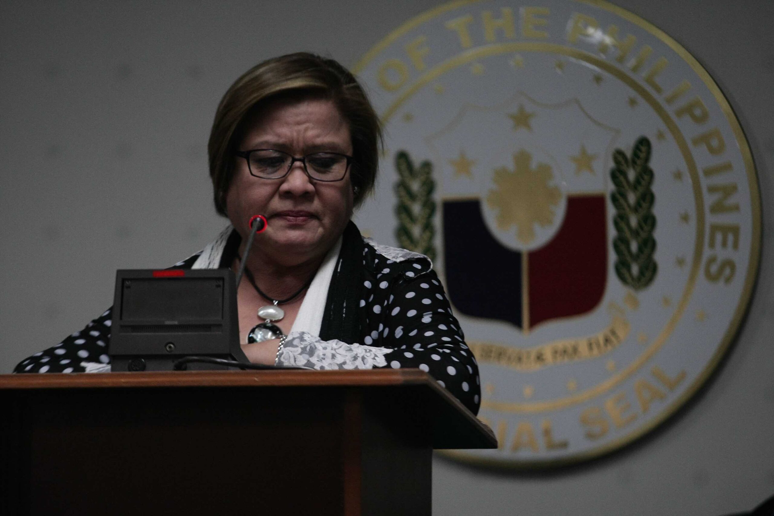 Emotional De Lima vows to fight charges, seeks prayers for safety in jail