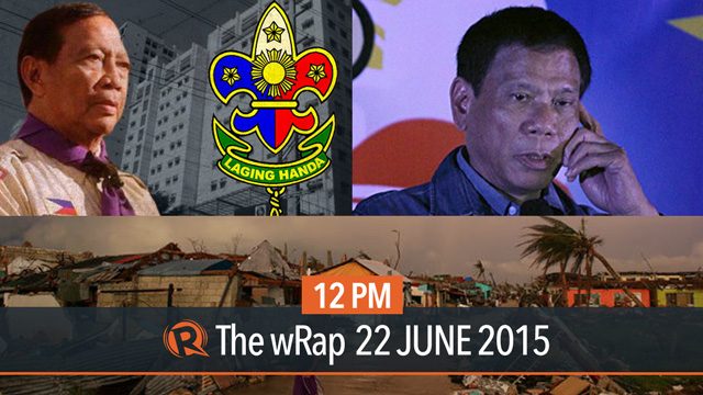 Duterte on 2016, Boy Scouts, Guiuan disaster fund | 12PM wRap