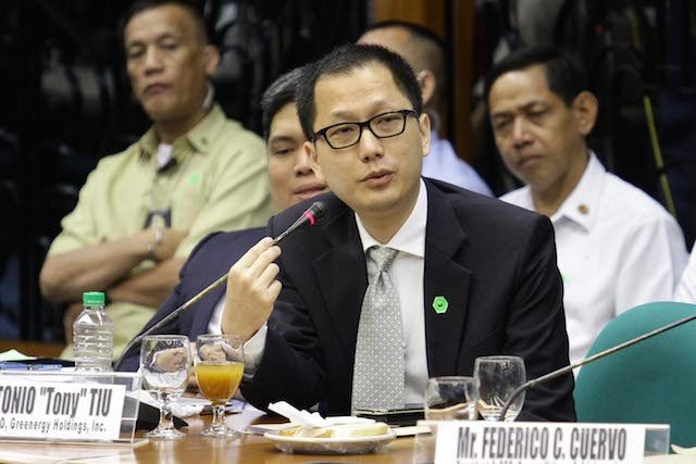 Antonio Tiu to skip Senate probe