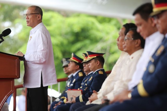 Aquino to new cops: Country above self, protect May ballot‬