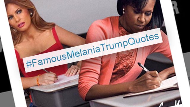 #FamousMelaniaTrumpQuotes: Online backlash over plagiarized speech