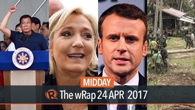Duterte, Abu Sayyaf, French elections | Midday wRap