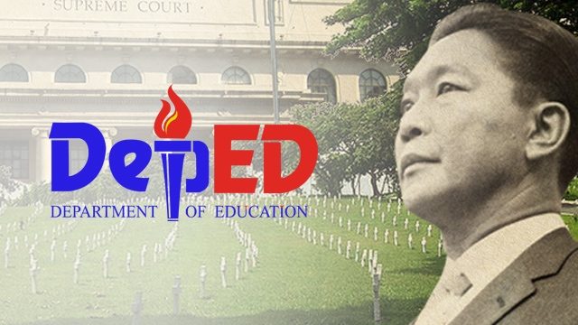 New textbooks to include SC ruling on Marcos burial – DepEd