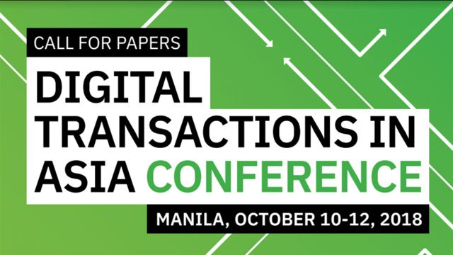 Call for papers: Digital Transactions in Asia Conference