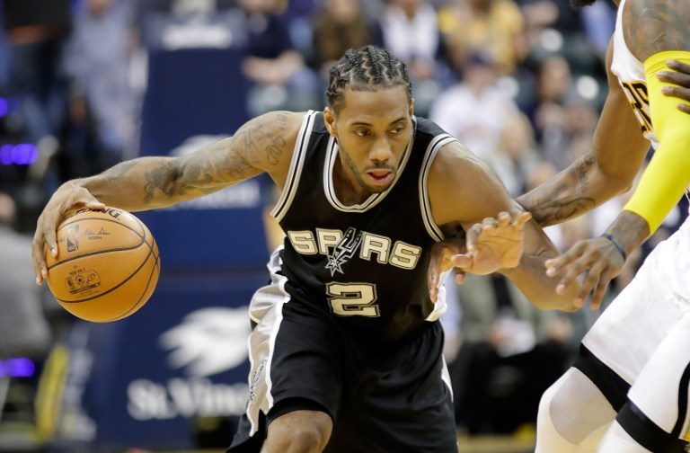 Leonard inspires as Spurs draw level with Warriors