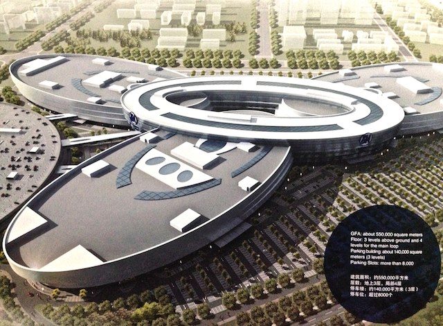 DESTINATION MALL. A perspective of SM City Tianjin, which is expected to complete construction in 2015. Image from SM Prime Holdings brochure 