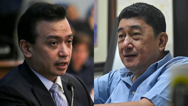 Trillanes, Jing Paras face off at Senate