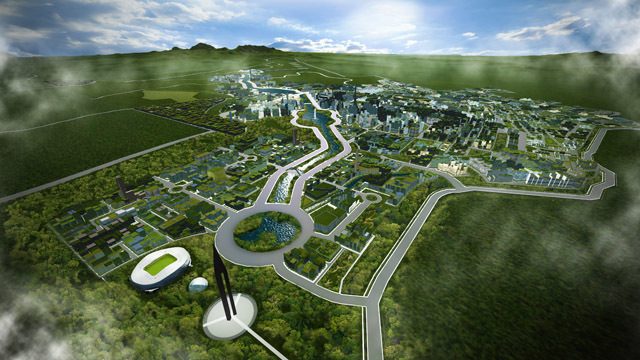 GROWING GREEN. What the Clark Green City Initative is envisioned to look like. File Image by the Bases Conversion and Development Authority   