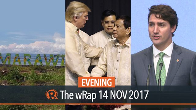 Duterte and Trump on South China Sea, Trudeau at ASEAN, Arms cache in Marawi | Evening wRap
