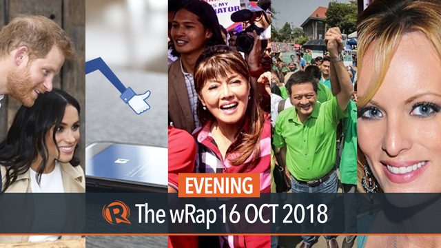Comelec updates, less time on Facebook, Harry and Meghan | Evening wRap