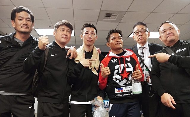 Team Ancajas, Filipinos celebrate; Japanese delegation classy in loss