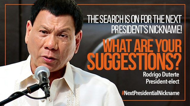 PDiggy or PGong? Netizens suggest the #NextPresidentialNickname