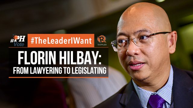 #TheLeaderIWant: Florin Hilbay and his dream transition from lawyering to legislating