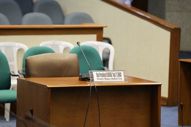 Binay campaigns, skips Senate hearing anew