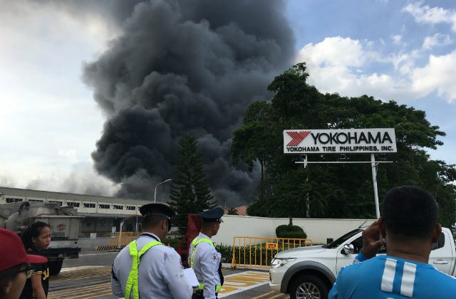 VLOG: Fire engulfs Yokohama tire factory in Pampanga