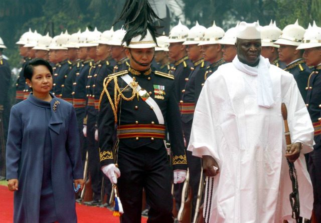 Gambian president Yahya Jammeh in June 2005. File photo by AFP 