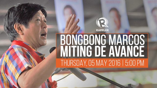 WATCH: Bongbong Marcos Miting de Avance