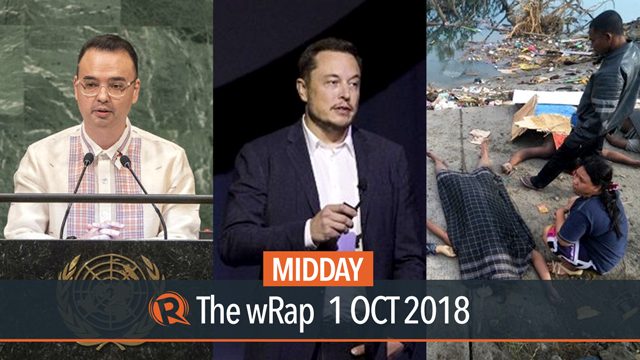 Cayetano defends Duterte, Elon Musk, Indonesia quake | Midday wRap