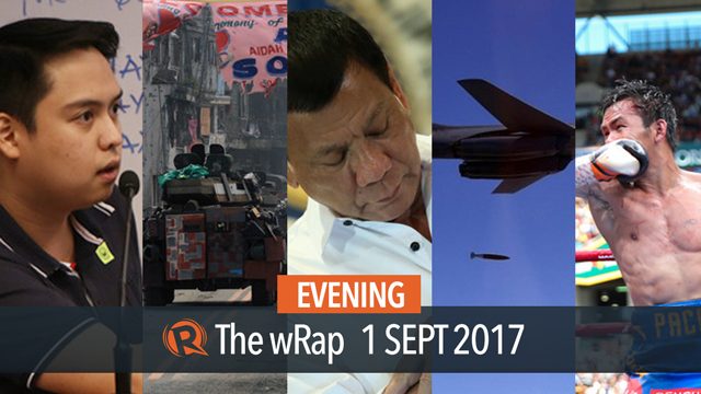 Taguba, Marawi clash, Pacquiao  | Evening wRap