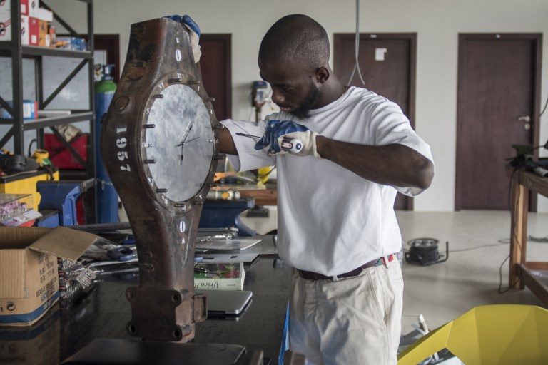 Turning e-waste into art at Ghana’s toxic dump