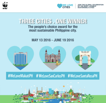 Makati, Santa Rosa and San Carlos cities join WWF’s ‘We Love Cities’ campaign