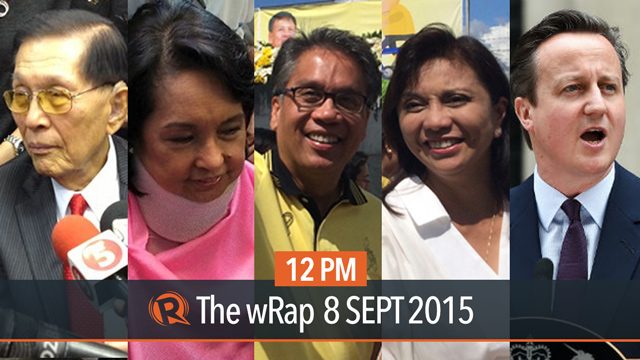 Bail matters, Roxas’ running mate, refugees in UK | 12PM wRap