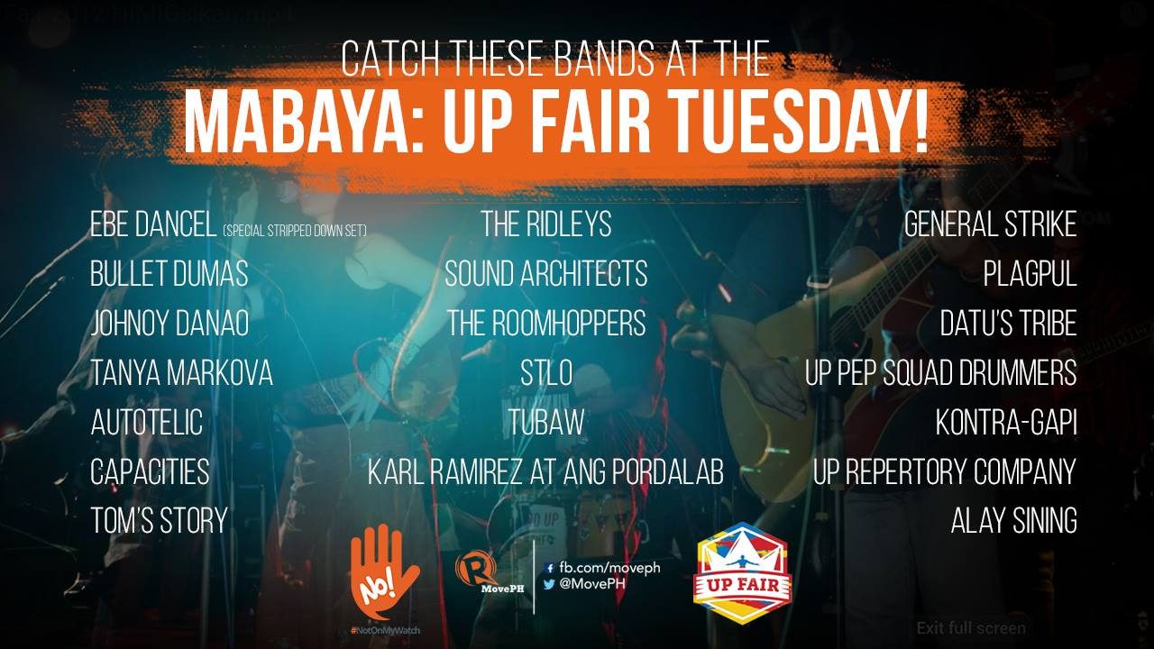 #UPFair2017 Tuesday: Mabaya