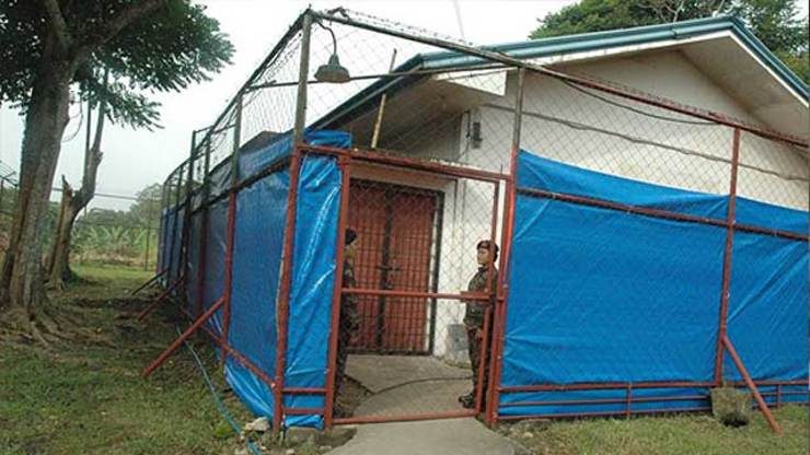 LAGUNA DETENTION. The detention facility where Janet Lim-Napoles will be detained at Fort Sto Domingo in Sta Rosa, Laguna. Photo courtesy PNP PIO/SAF