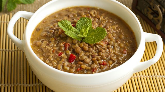 Lentils with a side of rice: the save-the-world diet?