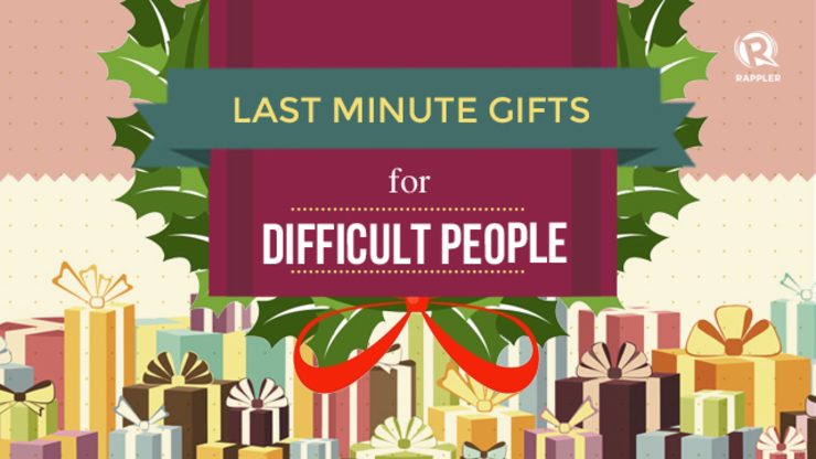 A cheat sheet on last minute gifts