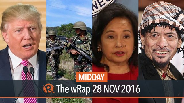 Duterte and Arroyo, Maute group, Donald Trump | Midday wRap