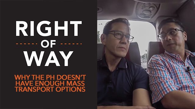 [Right of Way] Why the PH doesn’t have enough mass transport options