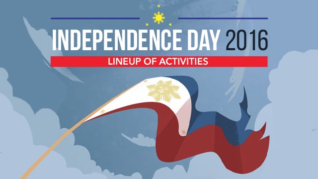 INFOGRAPHIC: PH Independence Day 2016 activities, services