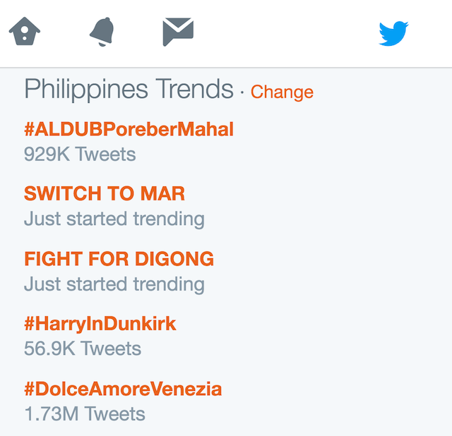 DIGONG vs MAR. Supporters of Duterte defend their candidate, while supporters of Roxas encouraged them to switch sides 