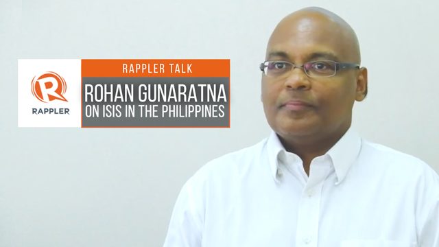 Rappler Talk: Rohan Gunaratna on ISIS in the Philippines