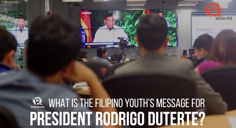 WATCH: Youth’s message for President Duterte
