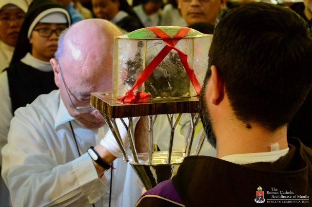 LOOK: Padre Pio’s heart relic at University of Santo Tomas