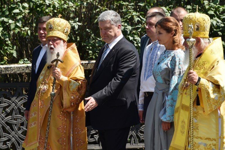Ukrainian president slams Russian church as ‘national security threat’