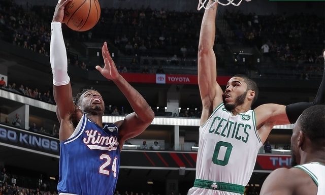 Hield hits 35 as Kings snap Celtics’ 10-game NBA win streak