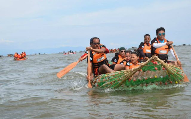 Davao del Norte creates lifeboats out of garbage