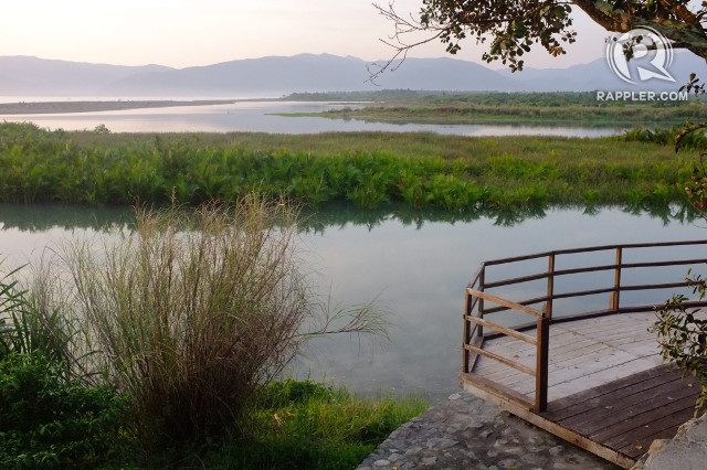 EYE SPA. A relaxing view of the river and mountains greets guests 