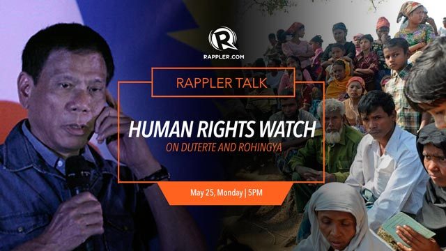 Rappler Talk: Human Rights Watch on Duterte and Rohingya