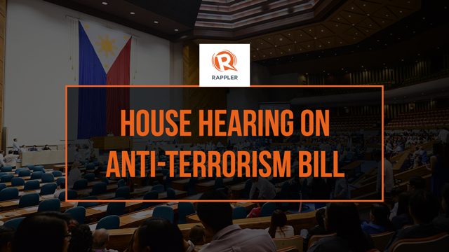 LIVE: House hearing on anti-terrorism bill
