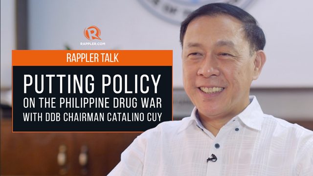Rappler Talk: DDB Chairman Catalino Cuy on drug war policy