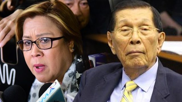 Karma? LP refused Enrile’s bid to attend Senate session before