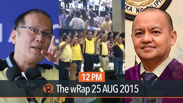 Roxas’ campaign, Aquino on Customs, Bersamin vs Leonen | 12PM wRap