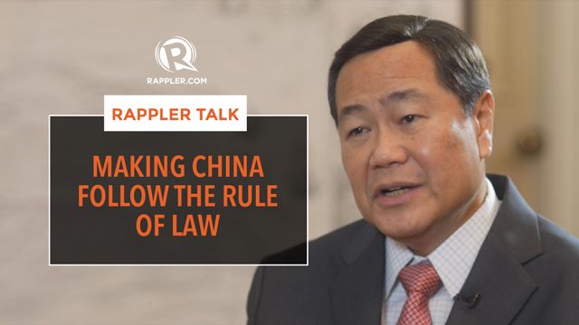Rappler Talk: Making China follow the rule of law