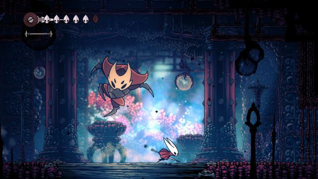 HOLLOW KNIGHT: SILKSONG. Face new foes as the fearsome hunter Hornet in this action RPG. Images from Team Cherry. 